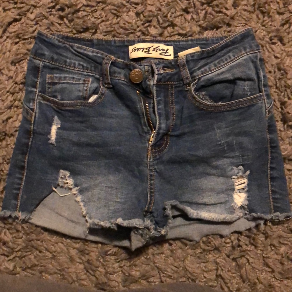 Paris Blues Denim Jean Shorts